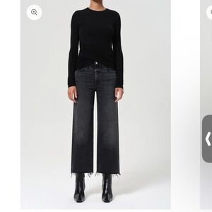 NWT AGOLDE HARPER CROP JEAN sz 27